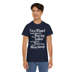 Fathers Day, I'm a Wizard | Unisex Heavy Cotton Tee