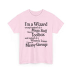 Fathers Day, I'm a Wizard | Unisex Heavy Cotton Tee
