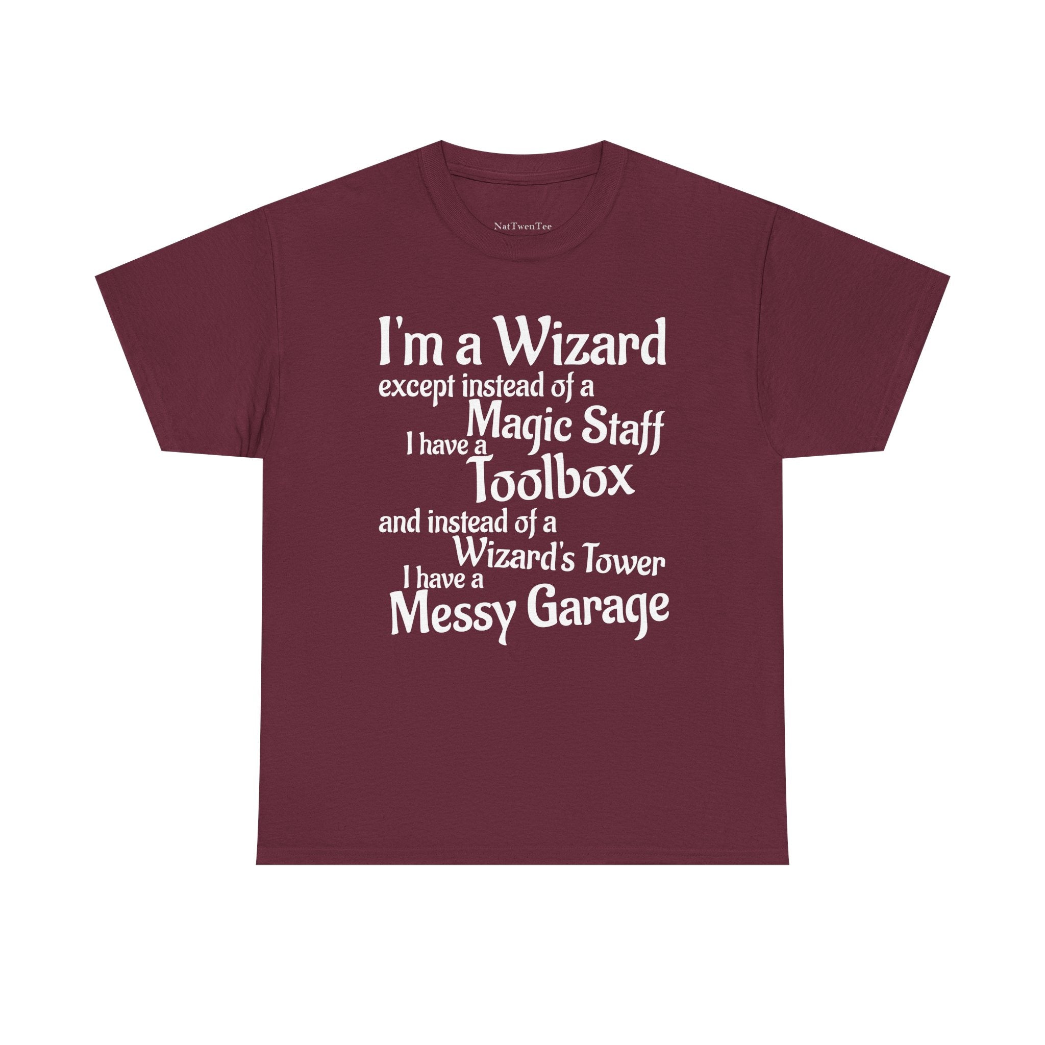 Fathers Day, I'm a Wizard | Unisex Heavy Cotton Tee