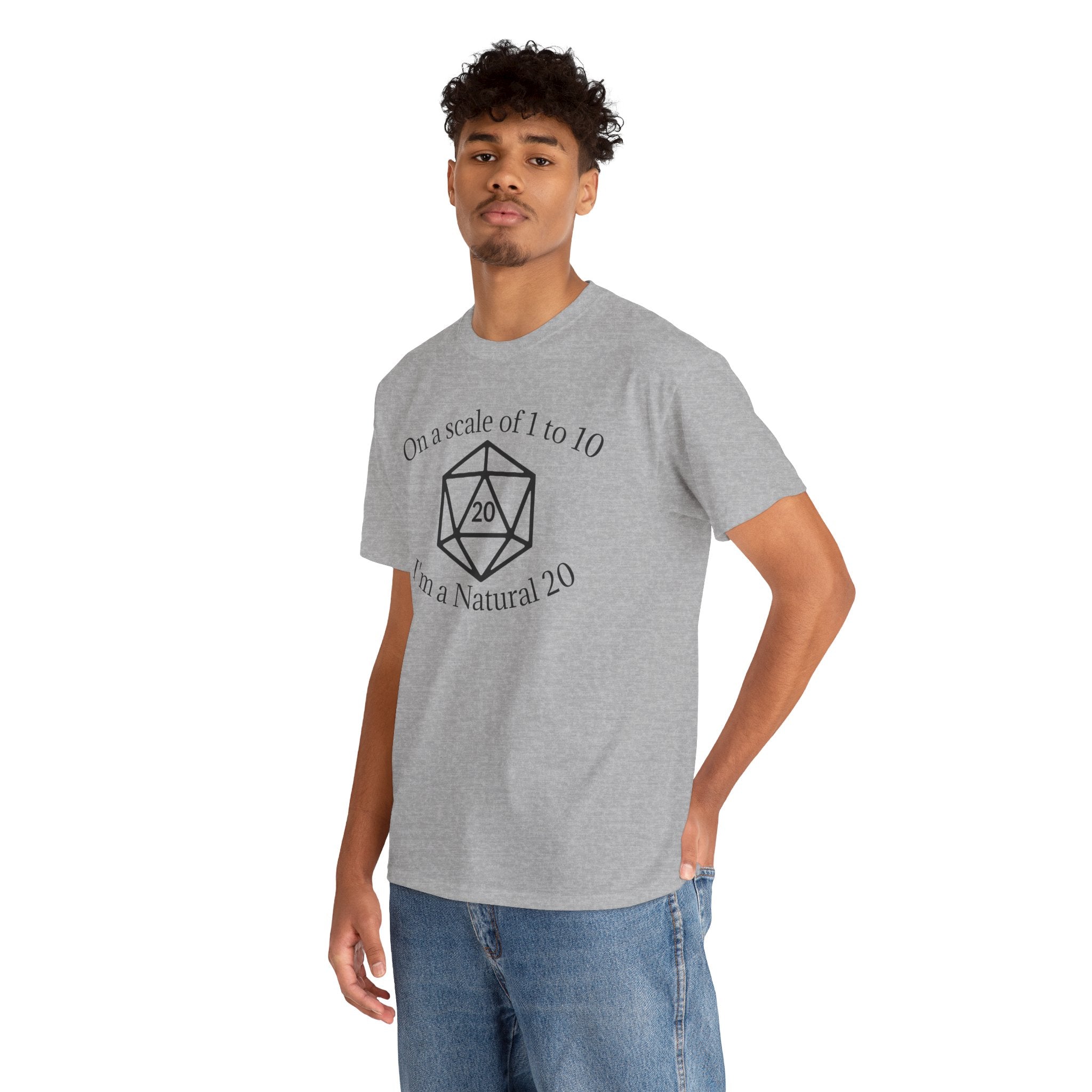 Im a Natural 20 | Unisex Heavy Cotton Tee