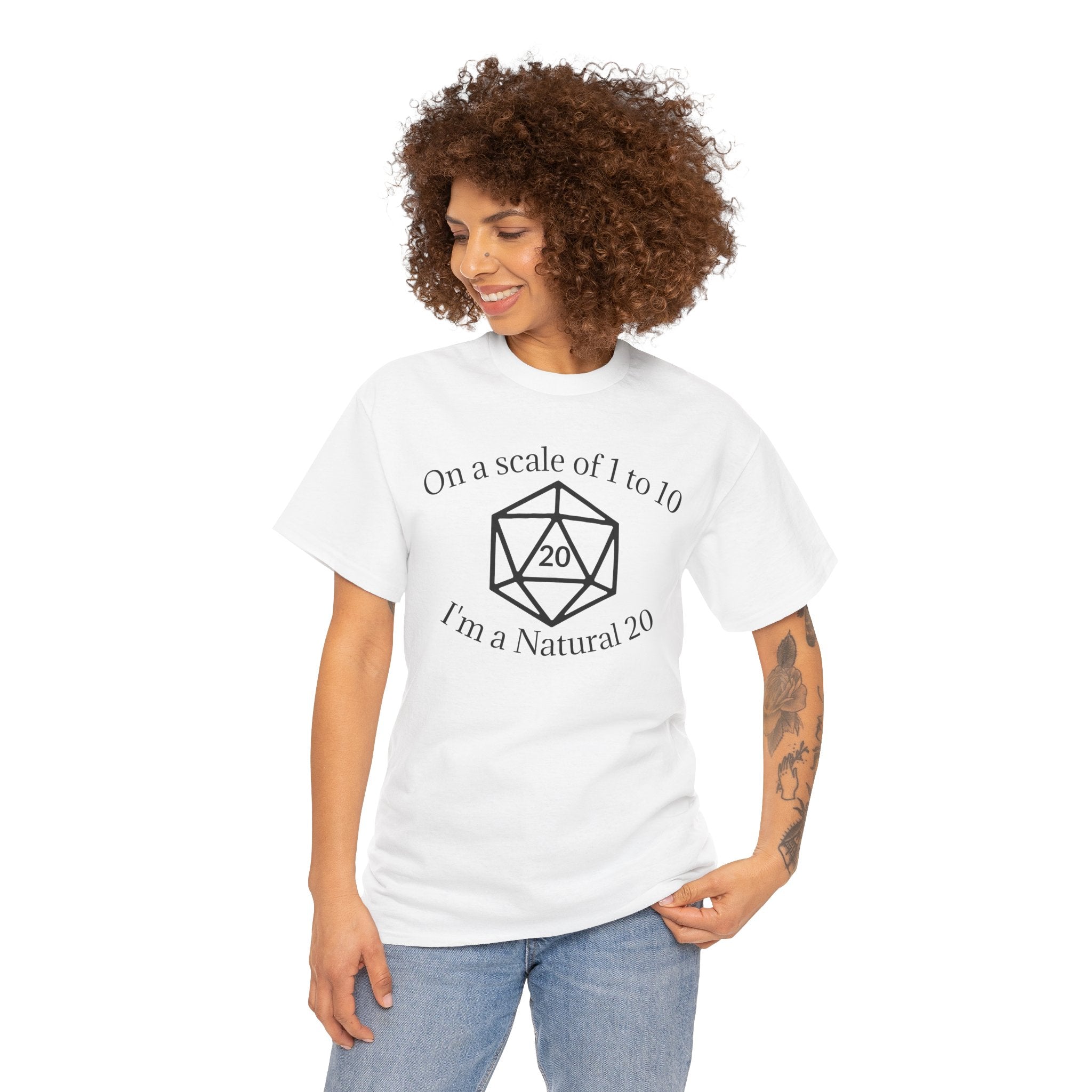 Im a Natural 20 | Unisex Heavy Cotton Tee