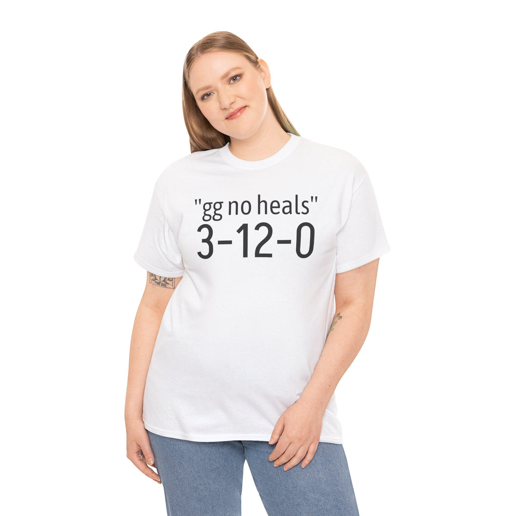 "gg no heals" | Unisex Heavy Cotton Tee