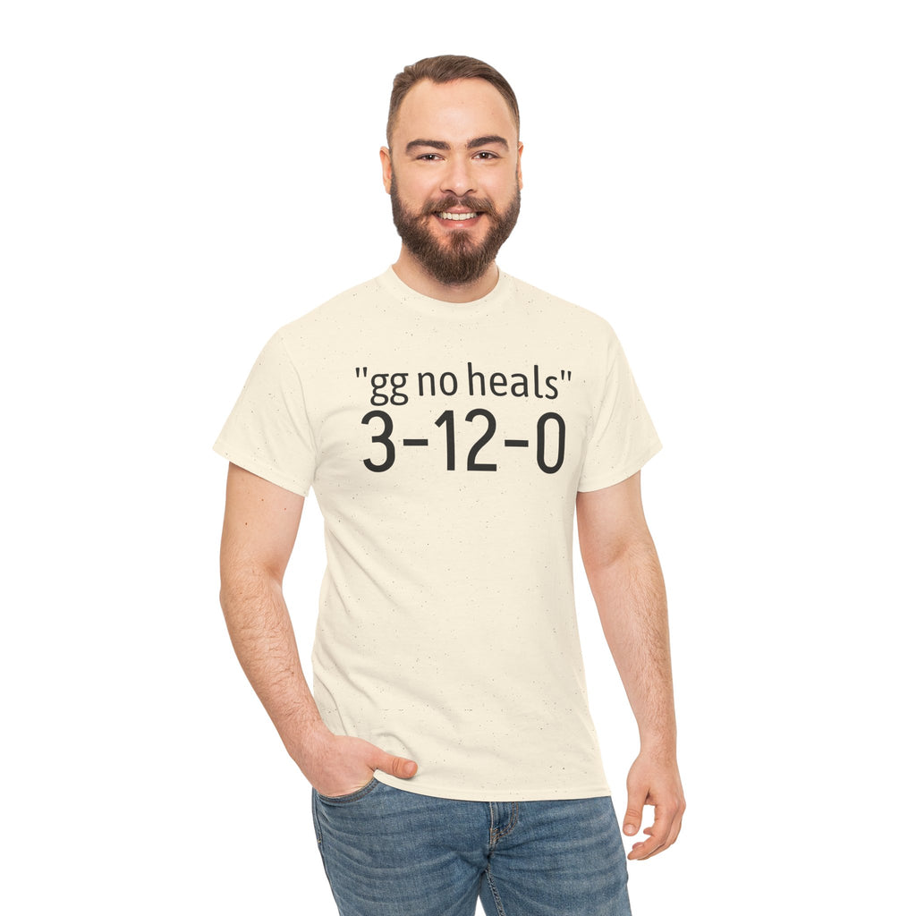 "gg no heals" | Unisex Heavy Cotton Tee