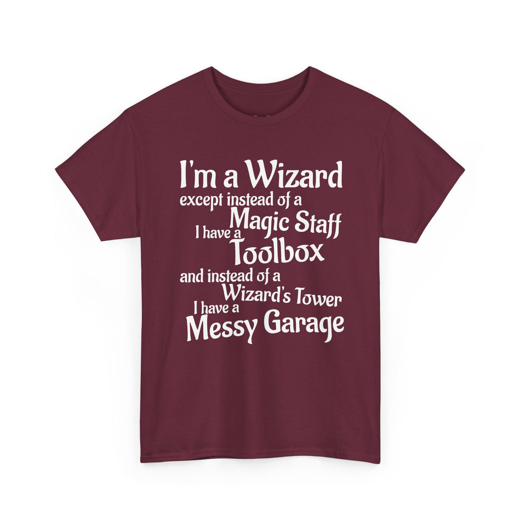 Fathers Day, I'm a Wizard | Unisex Heavy Cotton Tee