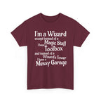 Fathers Day, I'm a Wizard | Unisex Heavy Cotton Tee