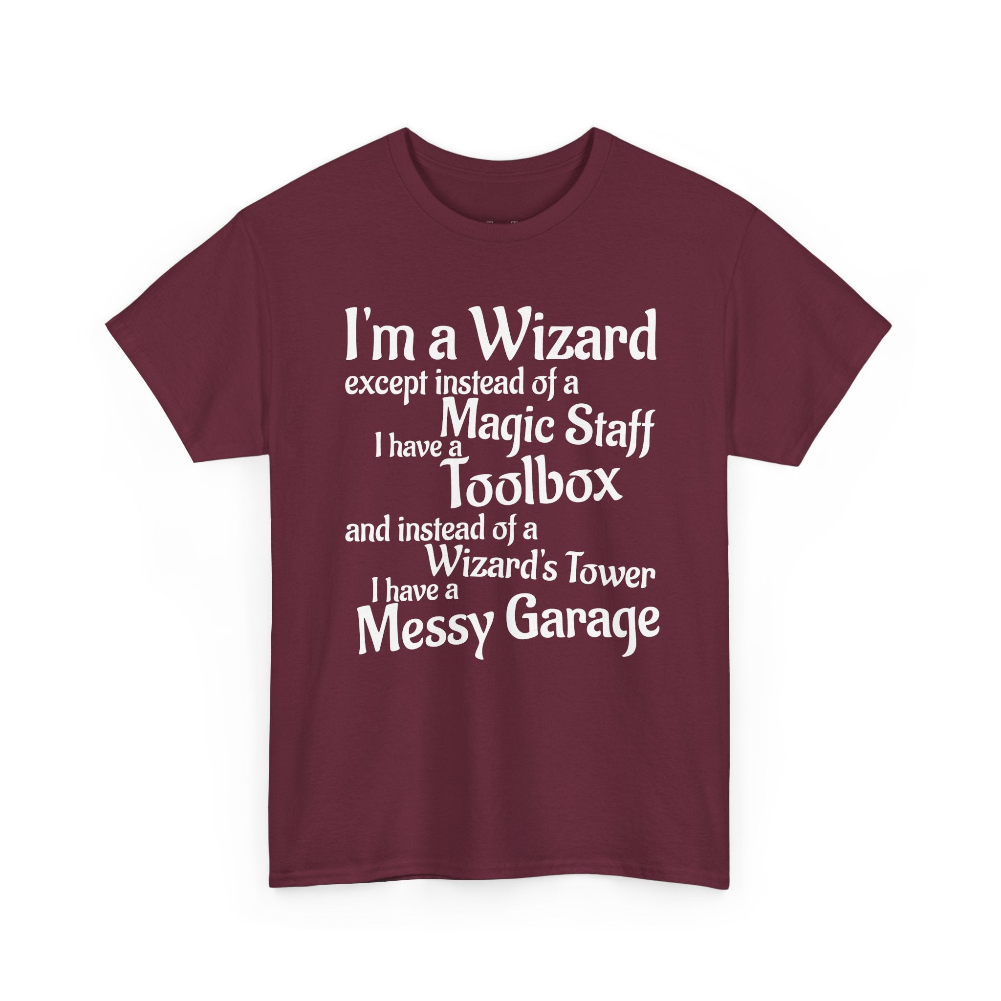 Fathers Day, I'm a Wizard | Unisex Heavy Cotton Tee