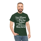 Fathers Day, I'm a Wizard | Unisex Heavy Cotton Tee